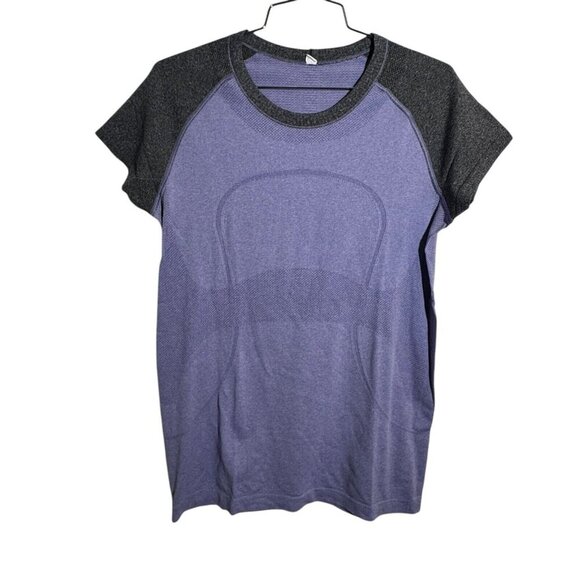 LULULEMON Run Swiftly Tech Short Sleeve Tee 10 tender violet black top - Picture 1 of 6